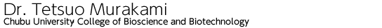 Dr. Tetsuo Murakami　Nagoya Women s University