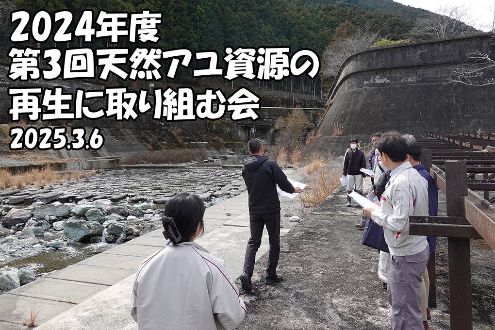 2024年度 第3回 天然アユ資源の再生に取り組む会